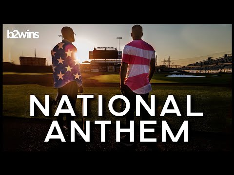 National Anthem - B2wins at iCubs Stadium #TwinsTuesday