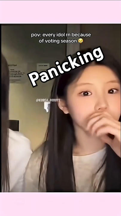 k-pop idols who can't live their lives because of voting period #shorts