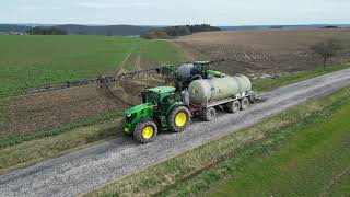 Фото 4K/John Deere 4940 - Chemická Ochrana řepky/ Daňhel Agro