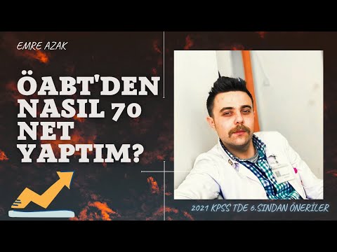 ÖABT'DEN NASIL 70 NET YAPTIM? ÖABT EDEBİYATA NASIL HAZIRLANMALI?