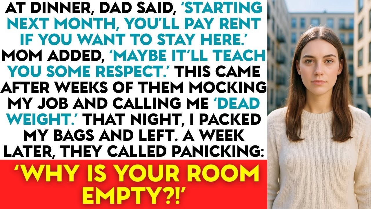 At Dinner, Dad Said, ‘Starting Next Month, You’Ll Pay Rent If You Want To