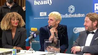 Eurovision 2022, Achille Lauro dopo la vittoria di 'Una voce per San Marino' - Conferenza stampa