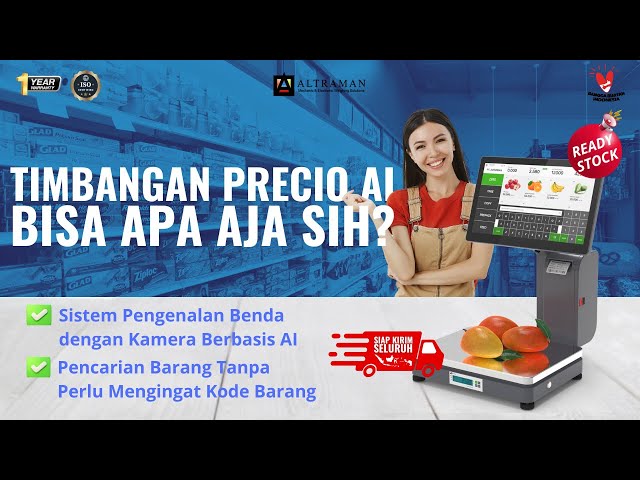 Timbangan AI Tercanggih PERTAMA DI INDONESIA | Timbangan Digital | PT ALTRAMAN #timbangan.ai