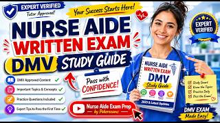 Expert Verified Nurse Aide Written Exam DMV Study Guide #examprep #nurseaideexam #education
