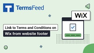 Link to Terms and Conditions on Wix from website footer