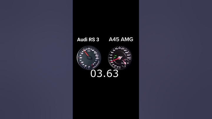 Audi RS3 Vs Mercedes A45 AMG! (Comparison😱)