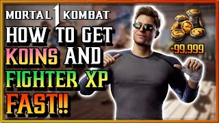 How to Get TONS of Koins and Fighter XP FAST in Mortal Kombat 1! | Mortal Kombat 1 XP & Koin Farm S1