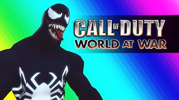 Venom Zombies!  (COD WaW Zombies Mods Spiderman Edition)