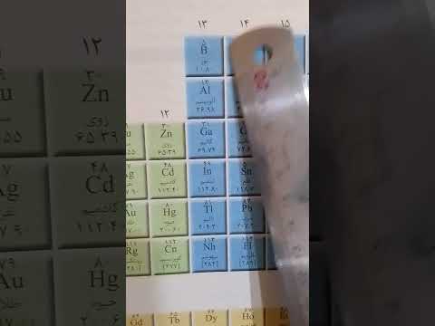 آموزش شیمی کدام گروههای جدول تناوبی را حفظ باشیم