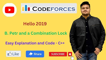 B. Petr and a Combination Lock | Hello 2019| Codeforces | The Third Tier Coder