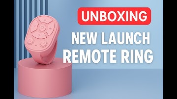 MZed Bluetooth Ring MUltifunctional Remote Unboxing Video