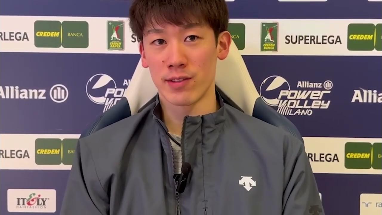 Intervista Yuki Ishikawa - Rinnovo con Allianz Powervolley Milano - YouTube