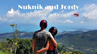 Nuknik and Jordy first time met in Thailand 2020 ❤