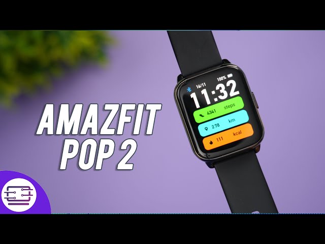 SmartWatch Amazfit Pop 2 Tela 1.78 AMOLED 270mAh Bluetooth 5.2 Sensor  Cardíaco Hora e Data Monitora +100 Habilidades Esportivas Preto A2290 -  XIAOMI - Loja Planeta Digital