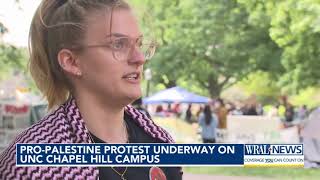 UNC-Chapel Hill students stand with victims of violence in Gaza