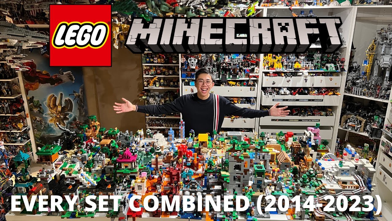 I EVERY LEGO Minecraft Set into Massive Layout! (2014-2023) - YouTube