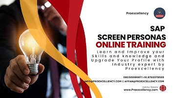 SAP Screen Personas Online training for beginners learn and improve the knowledge with Experts