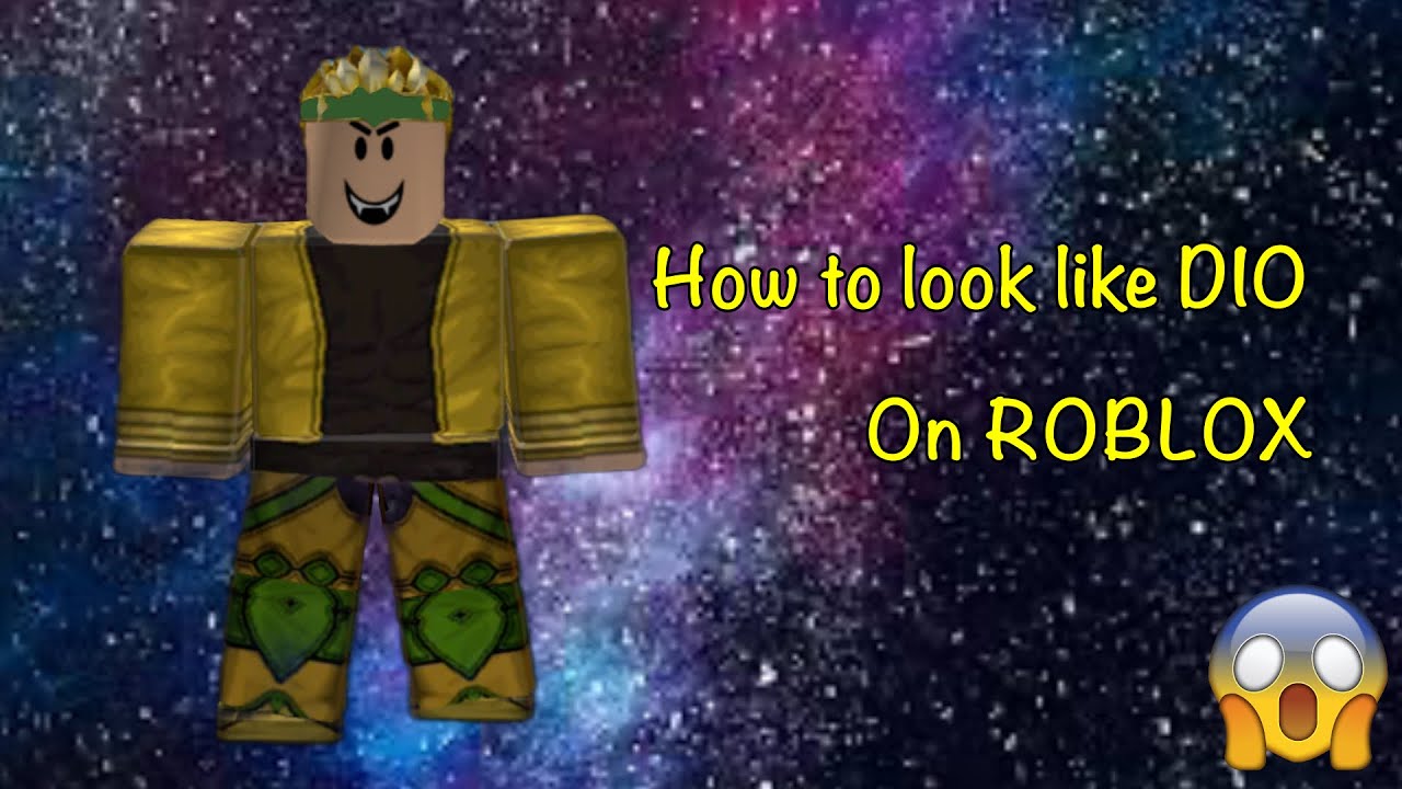 How To Look Like Dio On Roblox Youtube - roblox dio hair