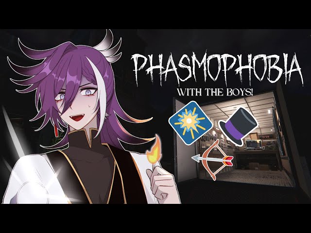 【Phasmophobia】PHASMO WITH THE BOYS @RegisAltare @JosuijiShinri @GavisBettel !!!のサムネイル