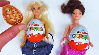 ДЛЯ БАРБИ БЕРЕМЕННЫЙ ЖИВОТ ДЛЯ ДВОЙНЯШЕК своими руками ЛАЙФХАКИ веселой семейки Barbie lol lifehacks видео