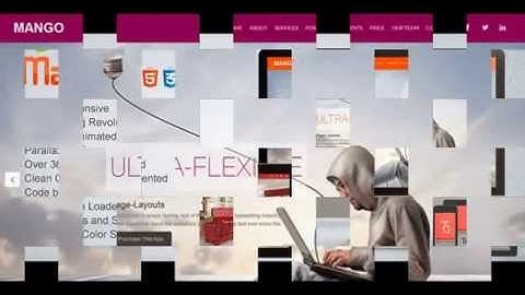 Mango - Responsive Onepage Metro Html5 Template Free Download