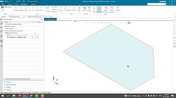 NX CAD - Bài 4: Tạo biên dạng sketch