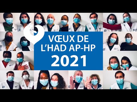 Vœux des professionnels de l'HAD AP-HP 2021