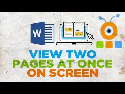 How to View Two Pages at Once on Screen in Word 2019