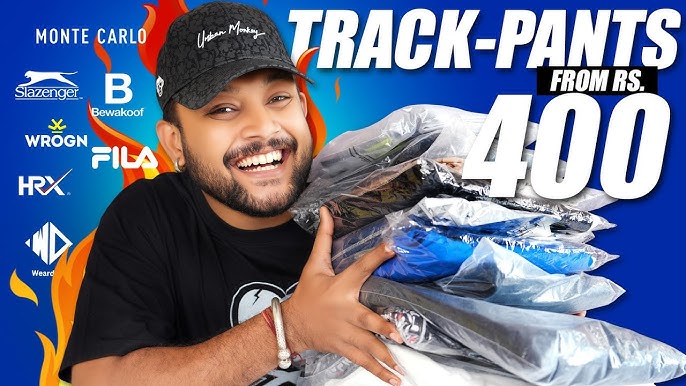 10 Best Track Pants/ Joggers Under 500 for Men 🔥 /AJIO Pants Haul  Review 2023