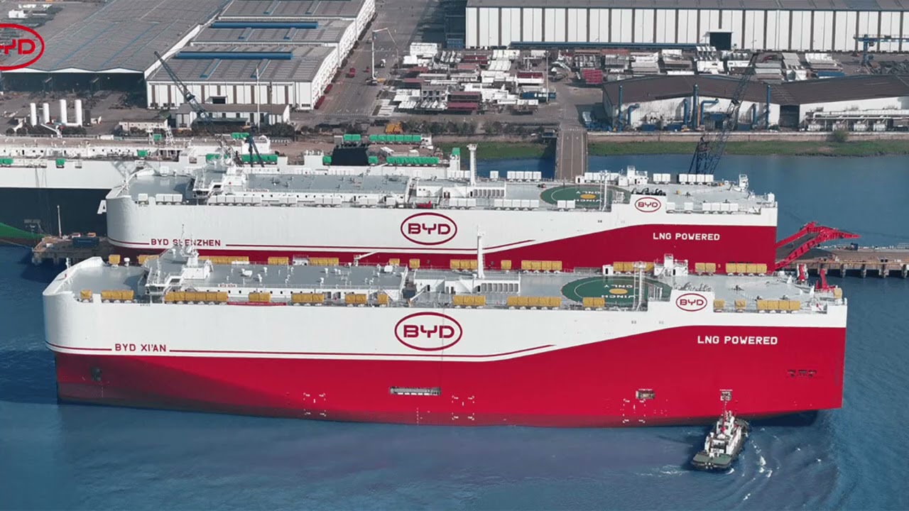 BYD Xi'an: Newest Car Carrier Launched by BYD