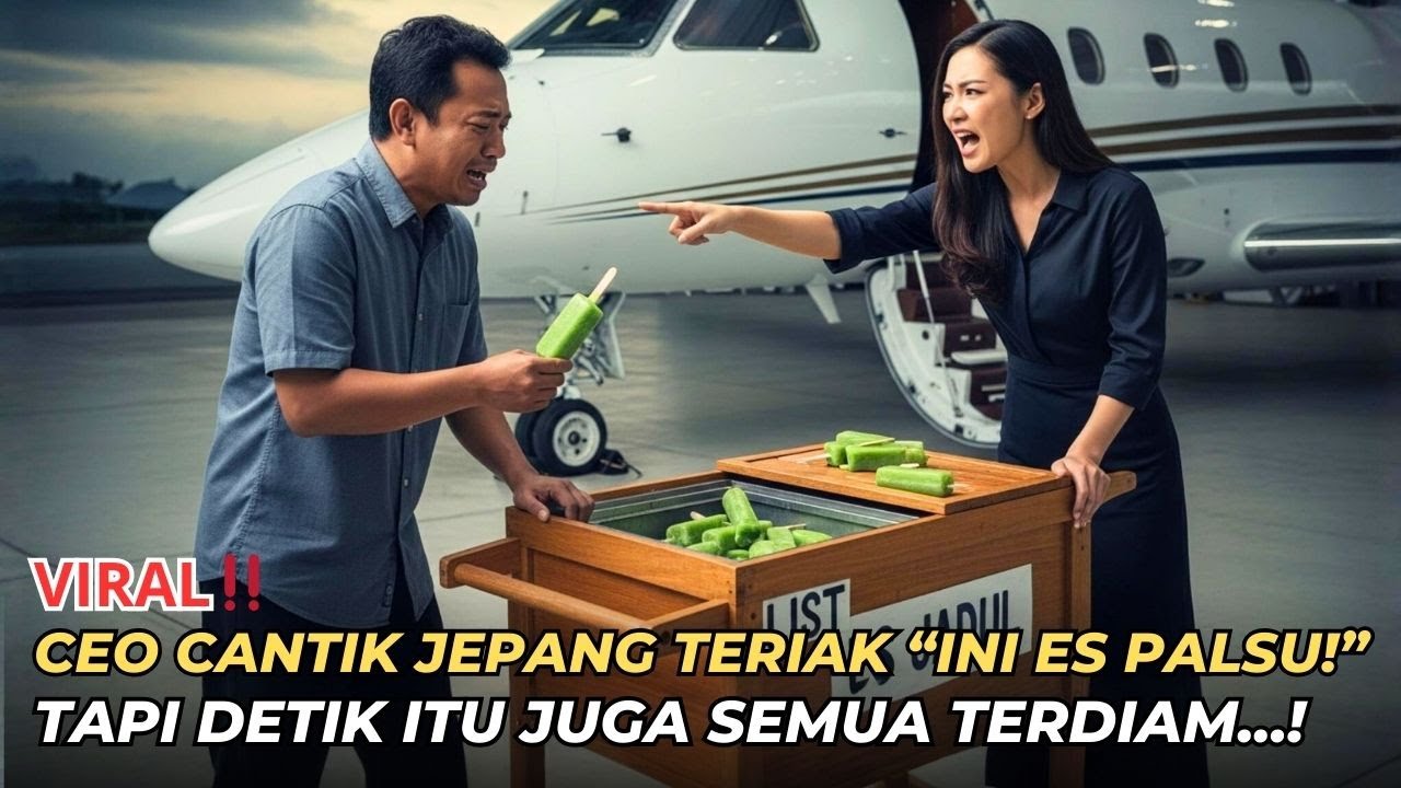 TKI Penjual Es Jadul Ini Ditantang CEO Jepang: 'Kalau Asli, Akan Kuserahkan Hidupku!' Tapi Akhirnya!