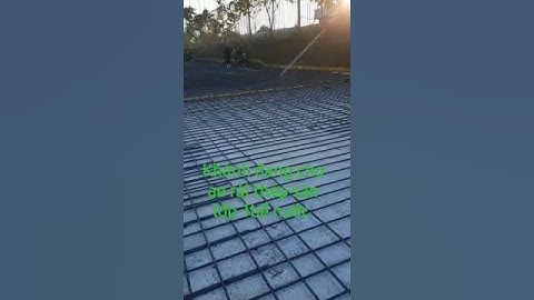 khánh đang cho ae rải thép sàn lớp 1 bể nước