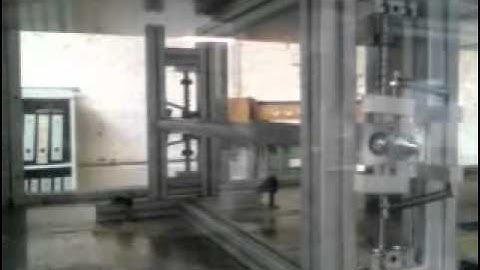 Aeroelastic flutter of a rigid wing in a wind tunnel