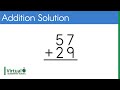 Grade 2 math addition solution