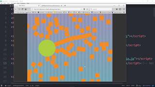 ZIM Bubbling: 61. Physics Scroll - #HTML #Canvas #JavaScript, #CreateJS, #ZIMjs