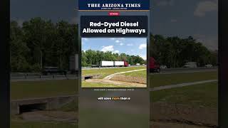 Trump Lets Truckers Use Tax-Free Red Diesel on Highways #Shorts
