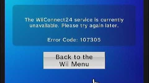 [Error Code 107305 FIXED] Wii | RiiConnect24 Services Down | (Forecast Channel) [3-9-2024]