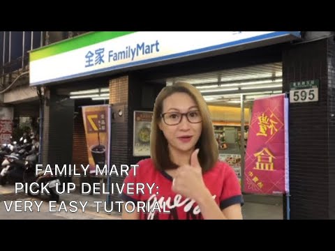 Taiwan Family Mart Pick Up Delivery Plus How To Track Your Parcel Youtube