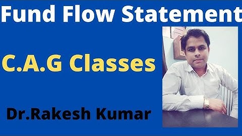 Fund Flow statement Practical  Numerical Que.No.31 K L Gupta Book