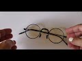 Retro Round Reading Glasses in Metal- Ultra Thin Reading Glasses