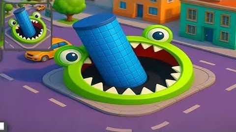 Hole.io - Gameplay Walkthrough Part 34 - Swallow Everything & Dominate the City (Android, iOS)