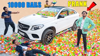 10000 Balls in Mercedes Prank on Amit  अमित भाई के होश उड़ गए | 100% Real & Crazy