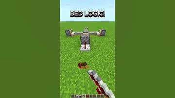 Minecraft Bed Logic #minecraft #shorts