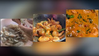 ඉස්සෝ හොදි හදලා ? |? Prawns curry trending viral food cooking vlogger prawnscurry recipe