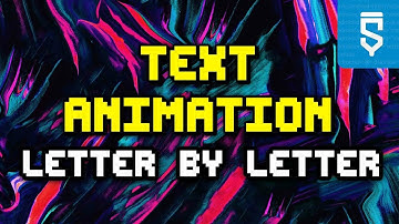 Text In and Out Animation (Letter By Letter)