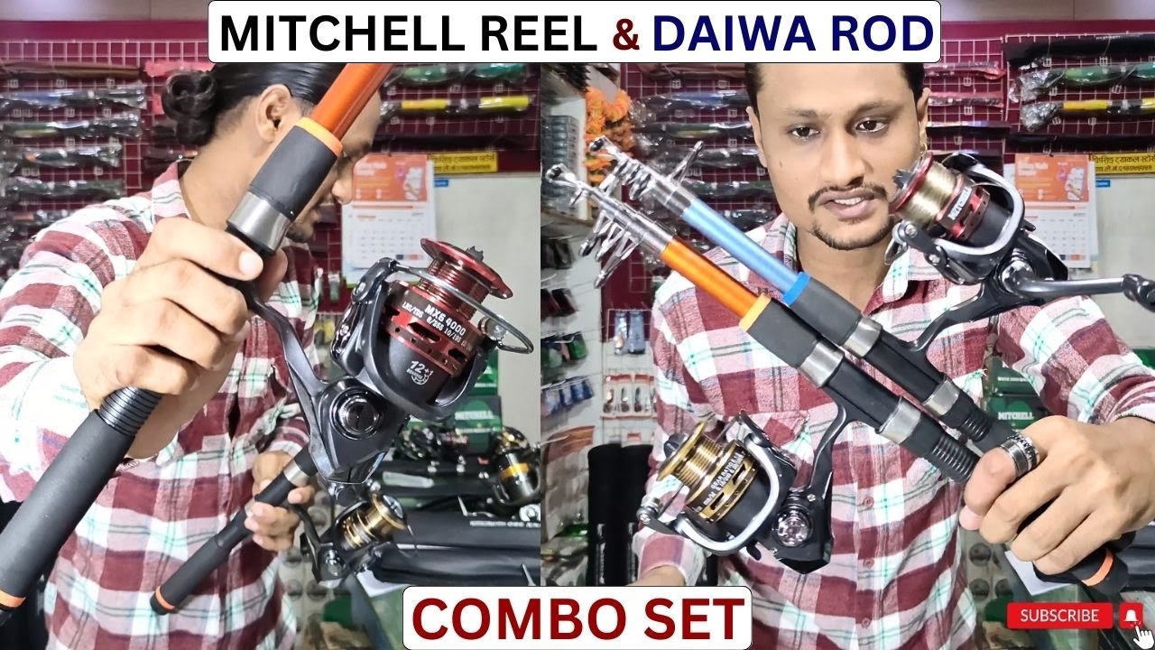 Mitchell Reel and Daiwa Rise Rod Combo Set