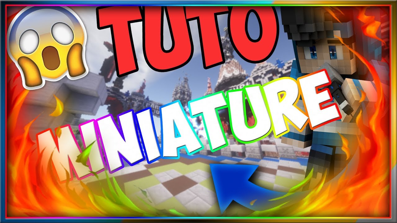 [TUTO] COMMENT FAIRE UNE BELLE MINIATURE MINECRAFT -- PHOTOSHOP - YouTube