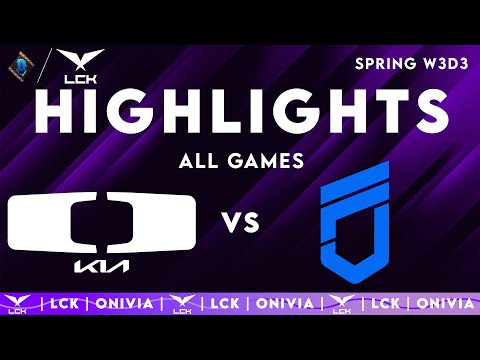 DK vs DNF ALL GAMES Highlights | LCK Spring 2025 | Dplus KIA vs DN Freecs by Onivia