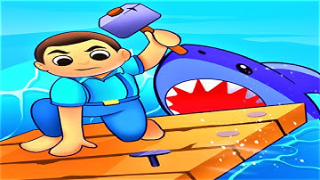 🏝️ Open Sea Survival 🦈 GAMEPLAY (Android, iOS)