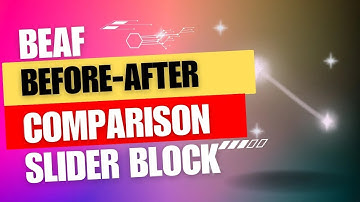 BEAf Slider Pro - Before After Comparison Slider Gutenberg Block